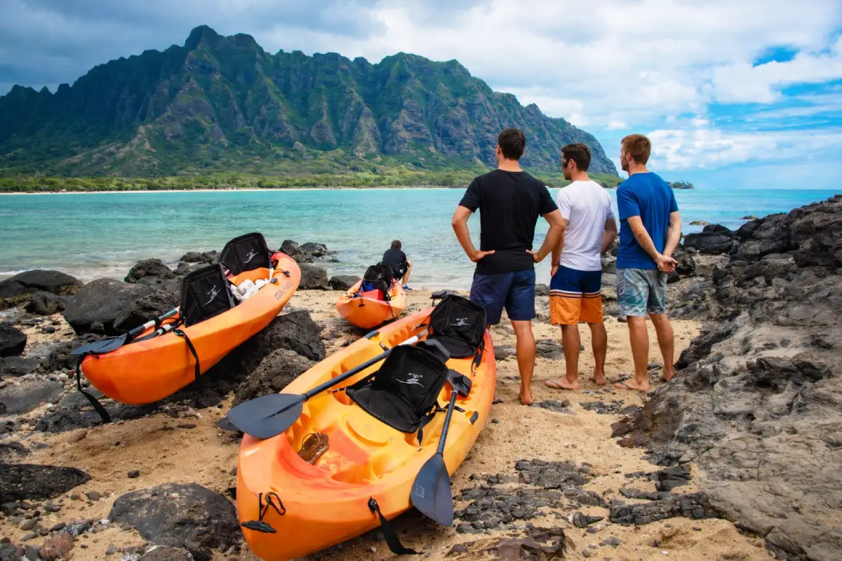 Landing on Mokolii Island