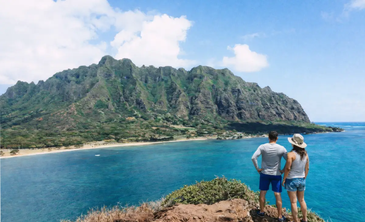 The views from the Mokolii island